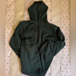 Abercrombie YPB Cropped Hoodie Set. Size S